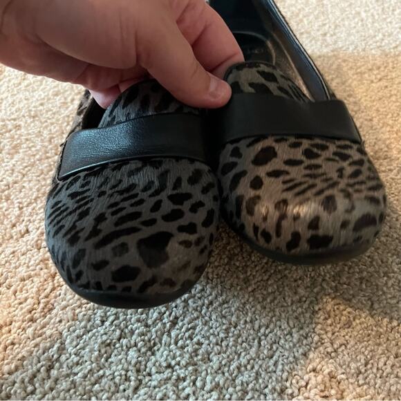 Dansko Oksana Gray Leopard Print Slip On Clog Shoe Women's Size 37 / 6.5 - 7 - Picture 4 of 10